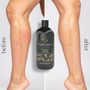 RELAXPERIENCE Huile après cire Huile d'olive dorée 1000ml aux huiles de tournesol, d'amande et d'olive pour peau hydratée - Product Image 4