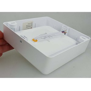 Faretto a LED da incasso quadrato 24W 2400lm caldo 3000K 225x225mm soffitto di montaggio 2-in-1 e illuminazione da incasso/ - Product Image 2