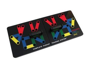 Planche de musculation 17-en-1 avec poignées, système d'entraînement de force à code couleur pour la poitrine, les épaules, le dos et les bras, entraînement à domicile - Product Image 1