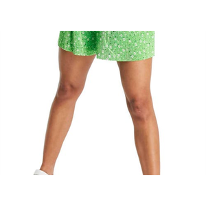 ASOS DESIGN Pantaloncini in velluto a coste verde chiaro con motivo floreale piccolo, taglia XS - Shorts traspiranti per gli amanti della moda - Product Image 6