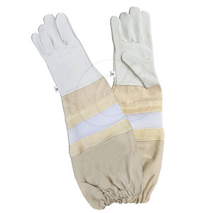 Vêtements de protection Nouveauté Gants d'apiculture Cuir/Coton/Maille Durable Antidérapant Marque privée en stock pour unisexe - Product Image 5