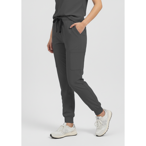 Moderno pantalón de correr de pierna recta con puños acanalados médicos Scrubs fabricantes 280Gsm algodón mezcla Hospital Scrub Set - Product Image 1