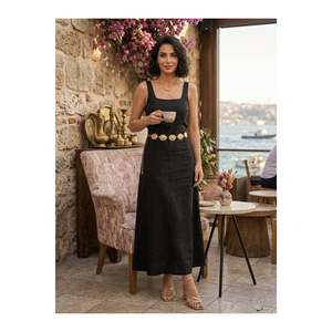 Daisy Gold Detailed Women's Waist <b>Chain</b> <b>Belt</b>, Dress <b>Belt</b>, Skirt <b>Belt</b>, Trouser <b>Belt</b> - Gold - Product Image 3