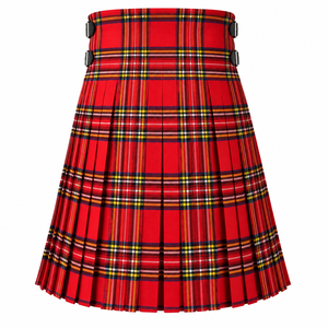 Kilt écossais en polyviscose plissé léger pour homme, style traditionnel, collection automne 2026, taille personnalisée, idéal pour les festivals - Global Fashion - Product Image 3