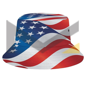 Customized Flag All Over Printed Printing Sun Beach Double Sided Farmer <b>Bucket</b> <b>Hats</b> for Men <b>Women</b> Top Selling <b>Bucket</b> <b>Hats</b> - Product Image 1