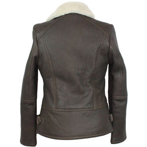 Veste en cuir pour homme légère d'hiver en gros, fermeture éclair, vintage, fourrure épaisse, manteaux pour homme, veste en cuir d'extérieur pour unisexe - Product Image 3