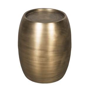 Tabouret latéral en métal d'aspect classique Design unique Tabouret d'appoint rond fait à la main Console en incrustation d'os pour salon et chambre à coucher - Product Image 2