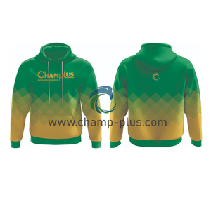 Sublimación sudaderas con capucha de invierno para hombres/mujeres 100% tela polar de poliéster diseño de logotipo personalizado detalle de bolsillo bordado de Color - Product Image 2