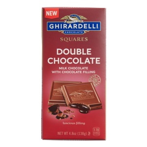 Ghirardelli Mini 217G Chocolate con leche 4 dedos Paquete sólido a granel Chocolate dulce con ingredientes de galletas y nueces dulces - Product Image 1