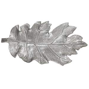 Bandeja de hojas de lujo para manualidades Dryfruits, plato para aperitivos, plato para servir, bandeja decorativa de latón, escultura dorada para decoración de boda - Product Image 3