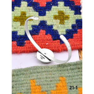 Southwest Handmade No.8 Fashion <b>Cuff</b> <b>Bracelet</b> Turquoise & Sterling <b>Silver</b> Elegant & Stylish - Product Image 4