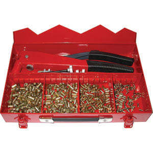 Surtido de 400 Insertos Roscados M 3-4-5-6 en Acero y Acero Inoxidable con Alicates 514C-514D - Product Image 1