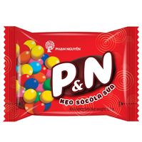 Offres Spéciales P & N 159g boule enrobée de sucre forme chocolat bonbons nouveau Cripsy Normal Top coloré confiserie Vietnam chocolat bonbons