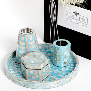 Ensemble d'incrustation en nacre, cadeau spécial Eid, plateau de service pour hôtel et Restaurant, produits haut de gamme - Product Image 1