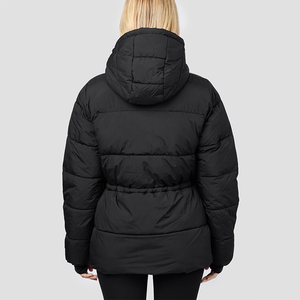 เสื้อแจ็คเก็ตพัฟเฟอร์แขนยาวสำหรับผู้หญิง เสื้อแจ็คเก็ตพัฟเฟอร์คอตั้ง อุ่นสบาย สไตล์ลำลอง ไซส์พลัสสำหรับผู้หญิง - Product Image 2