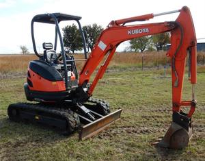 Mini chenilles utilisées d'excavatrices de Kubota U25S à vendre - Product Image 6