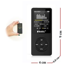 เครื่องเล่น MP3 Ruizu X02 Ultra-Thin 8GB ตัวเครื่องโลหะ พร้อมวิทยุ FM รองรับไฟล์ FLAC และ WAV - Product Image 6