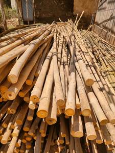 สําหรับการตกแต่งกลางแจ้งในร่มโรงงานเวียดนามขายส่งเสาไม้ไผ่เทียมธรรมชาติราคาถูก - Product Image 2