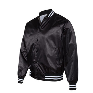 Custom Satin <b>Jackets</b> for Men <b>Baseball</b> Satin Sports Team <b>Jacket</b> Whole Sale Rate 2025 Satin <b>Jacket</b> - Product Image 1