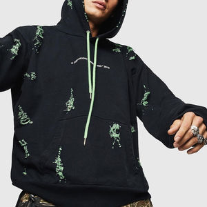 Novedad: Sudaderas con Capucha para Hombre, Estilo Urbano, Tejido Cómodo de Secado Rápido, Tinte Liso para Invierno - Product Image 4