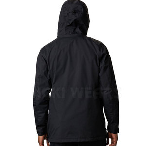 Venta caliente MOQ bajo Anorak chaqueta Color sólido hombres Anorak chaqueta de invierno a prueba de viento Anorak chaqueta - Product Image 2