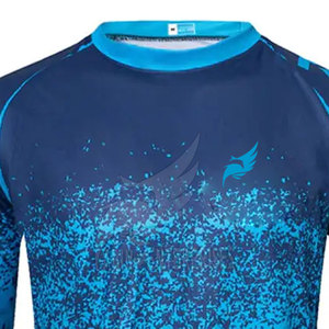 Maillot de compression à manches longues personnalisé pour hommes, idéal pour l'entraînement MMA, en Spandex/Polyester, séchage rapide, vente en gros directe usine, OEM - Product Image 3