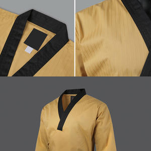 Uniforme de Karate cómodo y transpirable para hombre de Taekwondo Dobok hecho a medida con tela preencogida para entrenamiento - Product Image 2