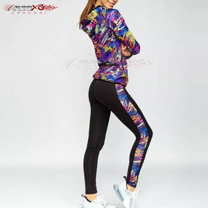 ชุดวอร์มสไตล์สปอร์ตสำหรับผู้หญิงสำหรับใส่สบายแขนยาวสำหรับผู้หญิง - Product Image 3