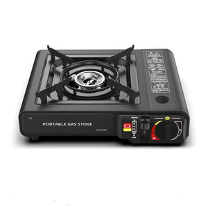 Estufa de <span class=keywords><strong>Gas</strong></span> para barbacoa al aire libre de alta calidad, estufa tipo tarjeta de olla caliente para acampar y acampar en el hogar, portátil, de doble uso - Product Image 5