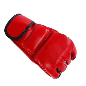 2025 nouveau haute qualité MMA personnalisé professionnel UFC demi-doigt PU grappin gants boxe MMA grappin gants pour l'entraînement - Product Image 2