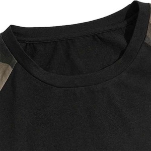 Chándales de 2 piezas de talla grande para hombre, ropa deportiva de verano 2025, camiseta de manga corta con estampado de camuflaje y pantalones cortos con cordón en la cintura - Product Image 3