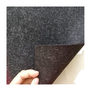 Tissu en feutre de polyester noir 3 mm tissu en feutre antidérapant tissu adhésif raclette 10mm / 80 - 1500GSM fabriqué au Vietnam - Product Image 5