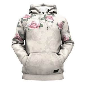 Sweat à capuche fleur 100% coton unisexe Logo personnalisé Design surdimensionné respirant avec col à capuche pour hommes pour la saison d'automne - Product Image 5