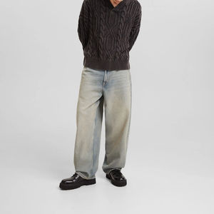 Pantalones vaqueros de bajo precio hechos por profesionales, pantalones vaqueros de hombre con diseño de logotipo personalizado a la venta, pantalones vaqueros de hombre de alta calidad, pantalones OEM con servicio - Product Image 2