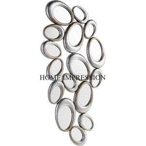 Newly Arrival High Standard Quality Metal Made High Grade Gold Plated <b>Bathroom</b> And Kitchen Wall Decorative Mirror In Best Price - Product Image 4