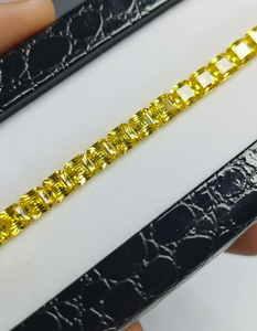 เพชรทรงอัสเชอร์ แฟนซี ยีลโลว์ แล็บโกรน คุณภาพ VVS-VS  แบบเม็ดเดี่ยว สำหรับแหวนหมั้นและเครื่องประดับ - Product Image 3