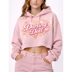 Haut court pour femme, coupe ample, décontracté, mode moderne, vêtements de tous les jours, impression personnalisée, vente en gros de vêtements - Product Image 1