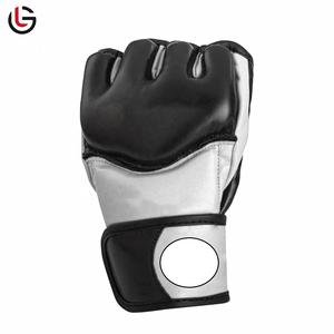 Diseño personalizado MMA Sparring Guantes 8oz Acolchado grueso Palma abierta Entrenamiento Grappling Guantes Artes marciales mixtas-OEM - Product Image 3