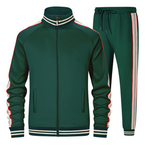 Sweats à capuche personnalisés pour hommes Ensemble de survêtement de jogging 2 pièces Applique polaire respirante Sweat à capuche zippé Survêtement unisexe à fermeture éclair complète - Product Image 1