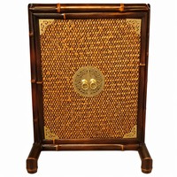 Bureau d'écriture artisanal en bambou pour peinture et calligraphie, nouveau style chinois, d'inspiration antique, inspiré de la dynastie Ming, minimaliste, Baptism
