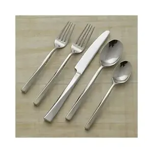 Ensemble de couverts en acier inoxydable de qualité supérieure Ustensiles de table de luxe Couverts d'argenterie indienne pour la cuisine et la salle à manger - Product Image 1