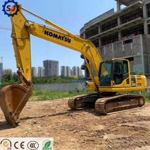 Excavadora de cadenas KOMATSU PC220 usada en oferta, 22 toneladas, pocas horas de uso, sistema hidráulico potente para demolición de edificios - Product Image 3