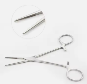 Pinces à artères Kelly incurvées et droites de qualité supérieure, instruments chirurgicaux hémostatiques, pinces 14,5 cm - Product Image 5