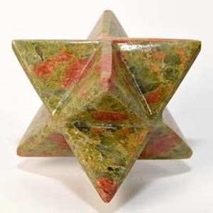 Pierre d'étoile de Merkaba sculptée à la main symbole de géométrie sacrée en cristal naturel pour la guérison de l'énergie de méditation disponible pour la quantité en vrac - Product Image 3