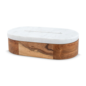 Porte-boîte à mouchoirs en bois avec couvercle en treillis sculpté distributeur de serviettes rectangulaire décoratif pour salon bureau Table à manger - Product Image 5