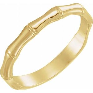 Stuller 14KY Wedding <b>Ring</b> Stackable 50941:1002P Elegant and Stylish - Product Image 1