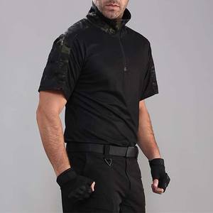 Vêtements pour hommes de taille plus polos pour hommes 100% coton polyester demi-fermeture éclair polos de bonne qualité OEM avec logo personnalisé - Product Image 5