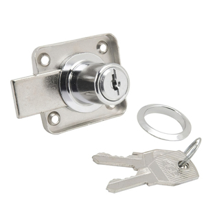 Serratura per Armadio 362/20 mm. Cromato - Product Image 1