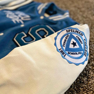 Veste Varsity High Street Winter pour hommes de la meilleure qualité avec col montant 100% coton coupe-vent - Product Image 3