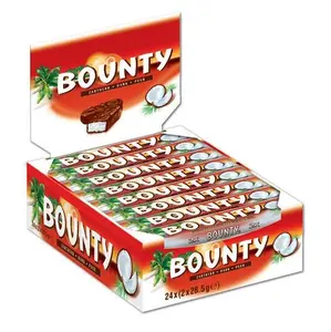 Chất lượng cao Bounty sô cô la, dừa đầy sô cô la, 57gm, 24 thanh hộp để bán với chi phí thấp